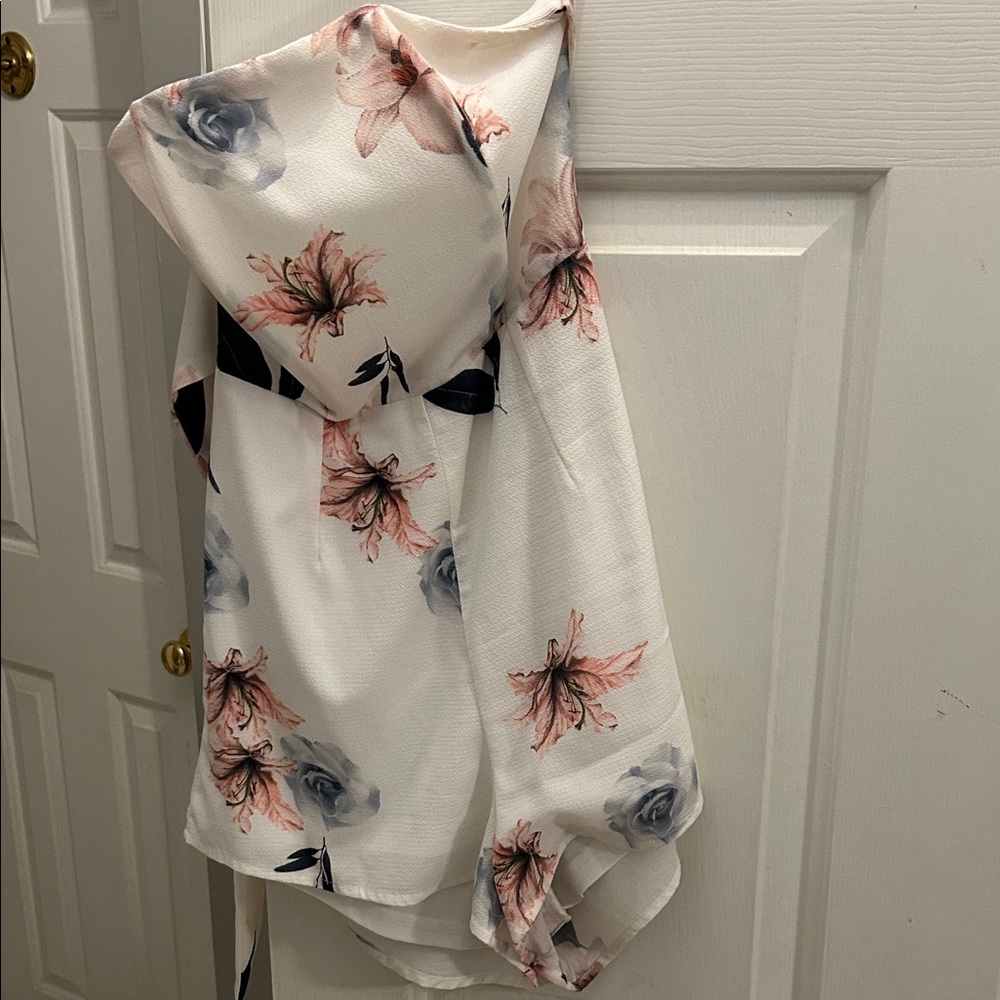 Floral Sleeveless Romper